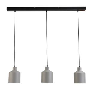 Masterlight Leuke eettafellampBoris Concepto 3x14 zwart met grijs - 2020-05-00-100-3