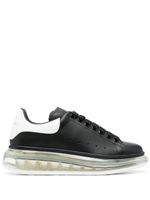 Alexander McQueen baskets Oversized à semelle transparente - Noir - thumbnail