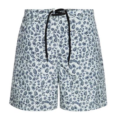 King Kerosin AOP Sailor Kurz Swim Short Ecru-L