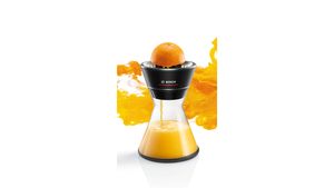 Bosch MCP72GPB citruspers Kunststof, Roestvrijstaal Zwart, Transparant