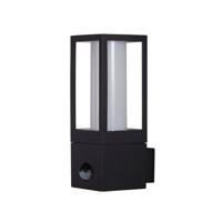 Searchlight Strakke wandlamp Avenue zwart 91251-1BK-PIR