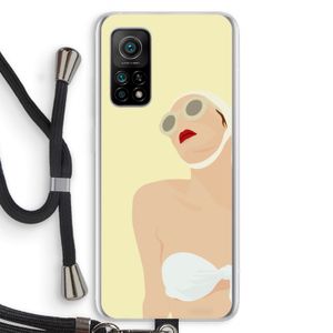 Summer: Xiaomi Mi 10T 5G Transparant Hoesje met koord