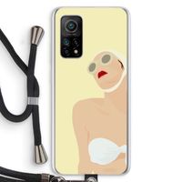 Summer: Xiaomi Mi 10T 5G Transparant Hoesje met koord