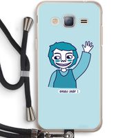 Zwaai: Samsung Galaxy J3 (2016) Transparant Hoesje met koord