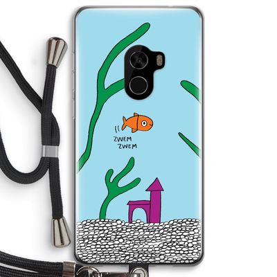 Aquarium: Xiaomi Mi Mix 2 Transparant Hoesje met koord