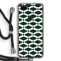 Moroccan tiles: Pixel 3a Transparant Hoesje met koord