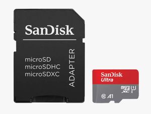 SanDisk microSDXC Ultra 64GB (A1/UHS-I/Cl.10/140MB/s) + Adapter Mobile microSDXC-kaart 64 GB A1 Application Performance Class, UHS-Class 1