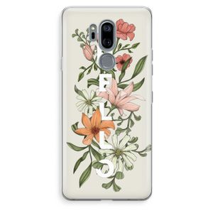 Hello bloemen: LG G7 Thinq Transparant Hoesje