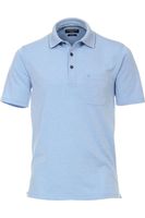 Casa Moda Casual Fit Polo shirt Korte mouw lichtblauw - thumbnail