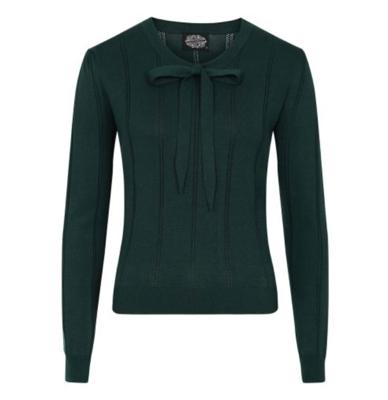 Hearts & Roses Shelly Knitted Top Green-XL