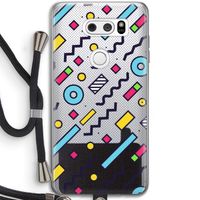 8-bit N°8: LG V30 Transparant Hoesje met koord