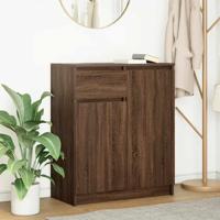 Dressoir met lade 71x35x84 cm spaanplaat bruin eikenkleurig