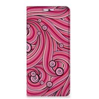 Xiaomi 11T | Xiaomi 11T Pro Bookcase Swirl Pink