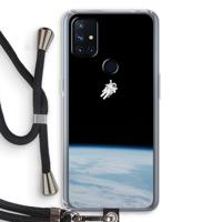 Alone in Space: OnePlus Nord N10 5G Transparant Hoesje met koord