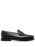 Sebago mocassins en cuir à détails de clous - Noir