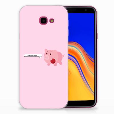 Samsung Galaxy J4 Plus (2018) Telefoonhoesje met Naam Pig Mud Samsung Galaxy J4 Plus (2018) Telefoonhoesje met Naam Pig Mud