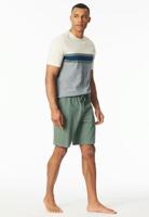 Schiesser Schiesser Pyjama Short khaki 182607 54/XL