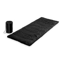 Slaapzak 1 peroons - dekenmodel - zwart - 75 x 185 cm - Kamperen - Camping - Polyester