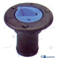 GS31121 - "WATER" DEKUITLOOP 38 mm Zwart