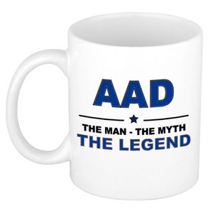 Aad The man, The myth the legend cadeau koffie mok / thee beker 300 ml