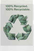 Esselte L-map, 100 % gerecycleerd, transparant, doos van 100 stuks