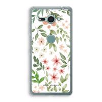 Botanical sweet flower heaven: Sony Xperia XZ2 Compact Transparant Hoesje
