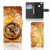 Huawei P9 Lite Flip Cover Kompas - thumbnail