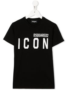 DSQUARED2 KIDS t-shirt à logo Icon imprimé - Noir