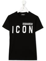 DSQUARED2 KIDS t-shirt à logo Icon imprimé - Noir - thumbnail