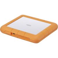 LaCie Rugged RAID Shuttle 8 TB Externe harde schijf (3,5 inch) USB-A 3.2 Gen 2 Zilver, Oranje STHT8000800