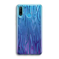 Blauwe nerven: Huawei P30 Lite Transparant Hoesje Blauwe nerven: Huawei P30 Lite Transparant Hoesje