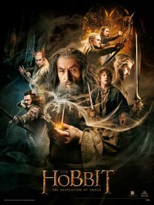 The Hobbit Dos One Sheet Art Print 30x40cm