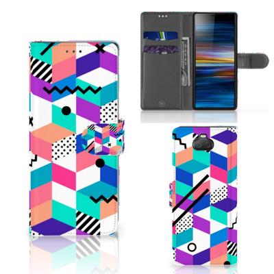Sony Xperia 10 | Book Case | Blokken Kleurrijk
