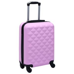 VidaXL Harde koffer abs roze