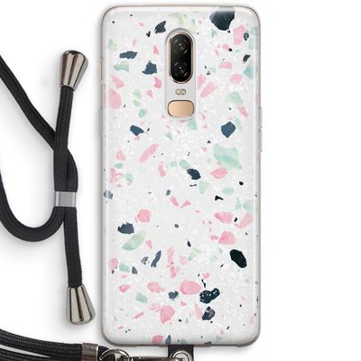 Terrazzo N°3: OnePlus 6 Transparant Hoesje met koord