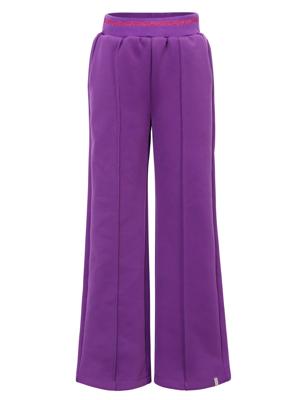 LOOXS Little winter sweat broek meisjes - paars - sportief/scuba