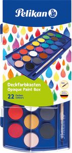 Pelikan Dekverfdoos F455/T21 - 22 kleuren + penseel