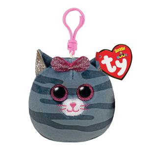 TY Squish a Boo Clips Knuffel Kat Kiki 8 cm