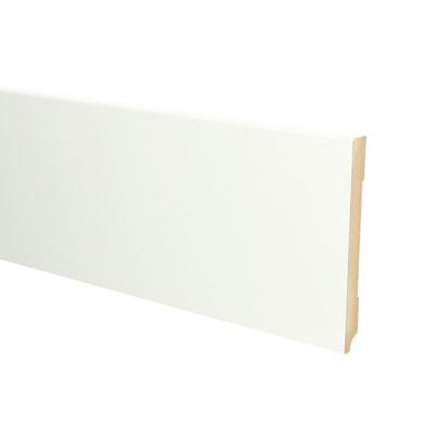 MDF Moderne plint 150x18 voorgelakt RAL9016 - lengte 240cm