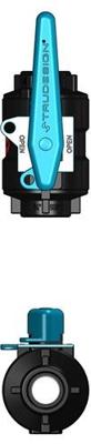 Tru Design Kogelafsluiter Zwart 3/4" Bsp Default