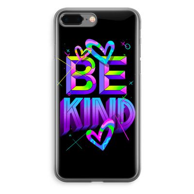 Be Kind: iPhone 8 Plus Transparant Hoesje