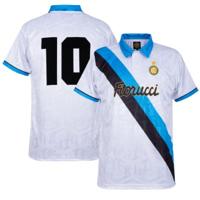 F.C. Internazionale Retro Shirt Uit 1993-1994 + 10 (Bergkamp)