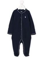 POLO RALPH LAUREN KIDS pijama à logo brodé - Bleu - thumbnail