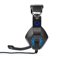 Nedis Gaming Headset | Over-Ear | Stereo | USB Type-A / 2x 3.5 mm | Inklapbare Microfoon | 2.20 m | LED - GHST250BK - thumbnail