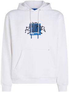 Karl Lagerfeld Jeans x Crapule2000 hoodie à imprimé graffiti - Blanc