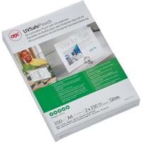 GBC UV Safe lamineerhoes ft A4, 300 micron (2 x 150 micron), uv-bestendig, pak van 100 stuks
