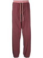 RANRA pantalon de jogging ample à lien de resserrage - Rose