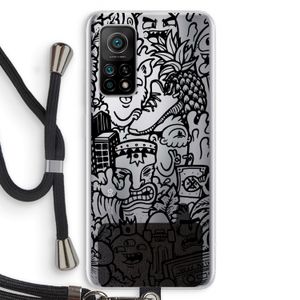 Vexx Black Mixtape: Xiaomi Mi 10T 5G Transparant Hoesje met koord