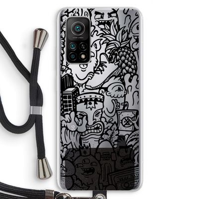 Vexx Black Mixtape: Xiaomi Mi 10T 5G Transparant Hoesje met koord