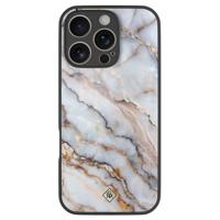 iPhone 16 Pro glazen hardcase - Marble dream